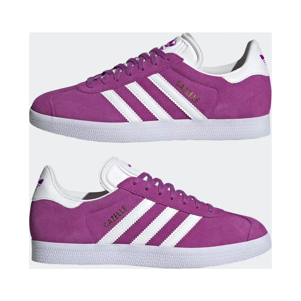 Adidas Gazelle Shock Purple / Cloud White / Gold Metallic (HQ4413)