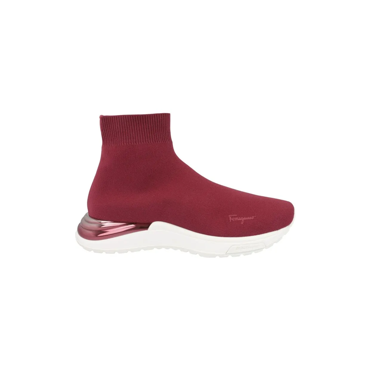 Ferragamo Ninette High-Top Sock Sneakers Red (030177-754828-1C)