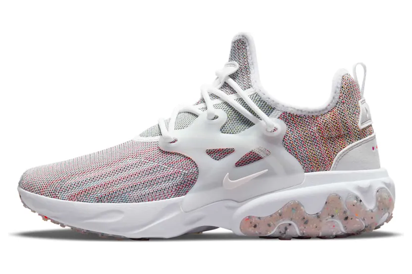 Nike React Presto Flyknit Multi White