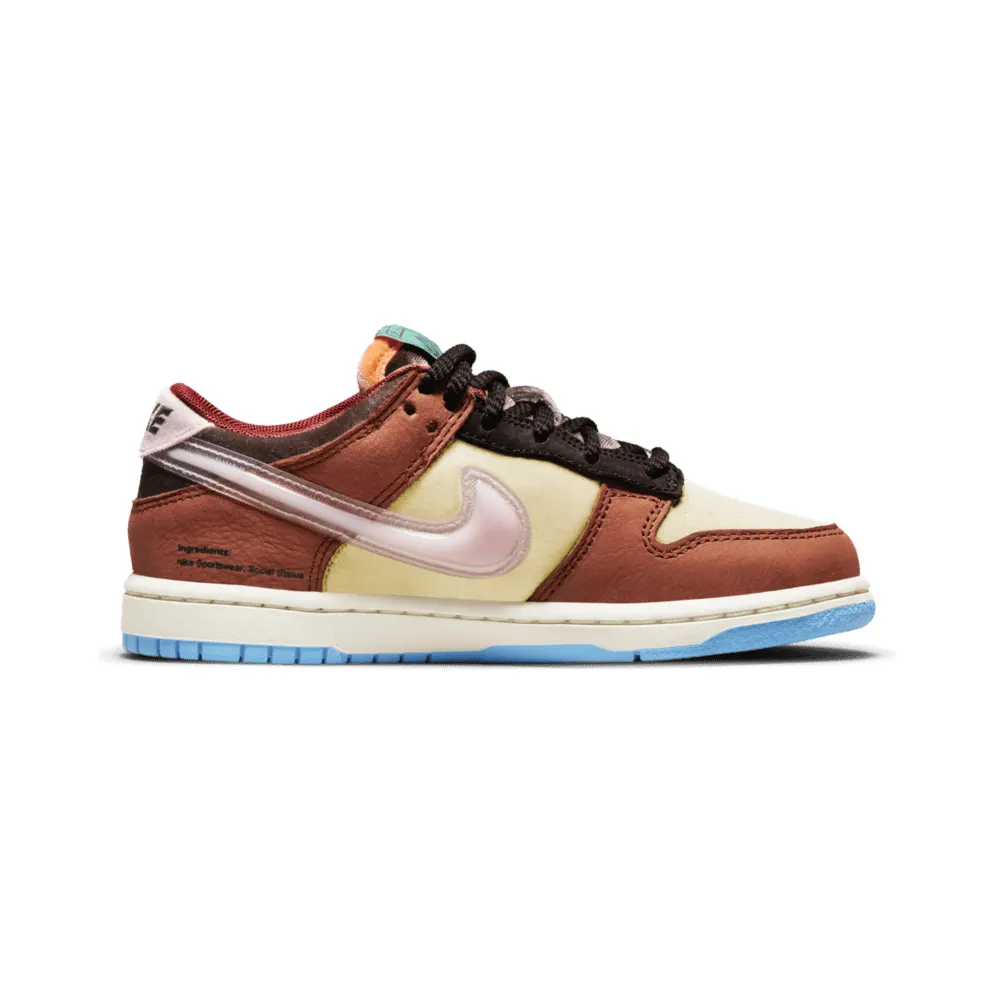 Nike Dunk Low Social Status Free Lunch Chocolate Milk (PS) (DM3349-700)