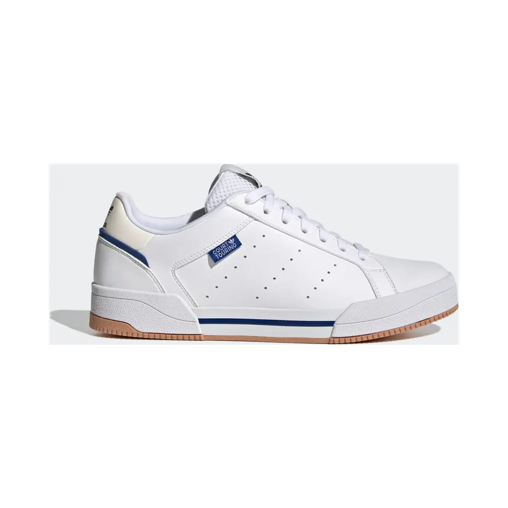 Adidas Court Tourino Cloud White / Cloud White / Collegiate Royal (GX4379)