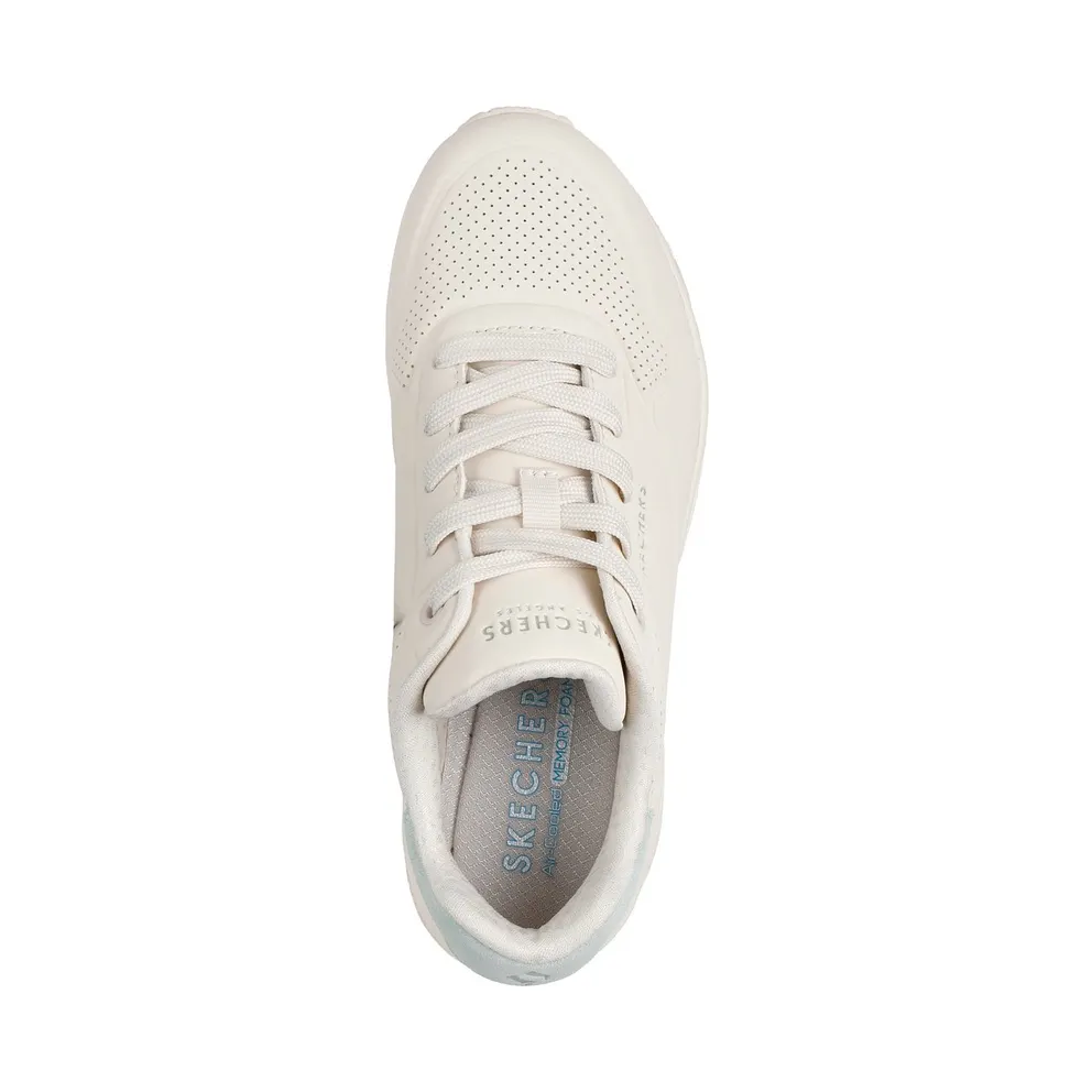 Skechers UNO – Pop Back Sneaker Natuurlijk/Groente