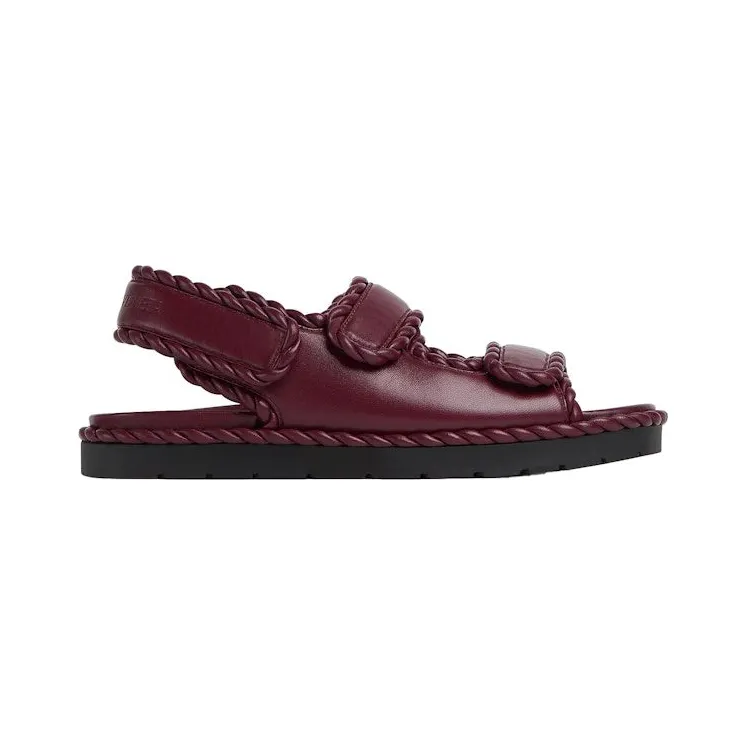 Bottega Veneta Jack Flat Sandal Barolo (775343VBSD02240)