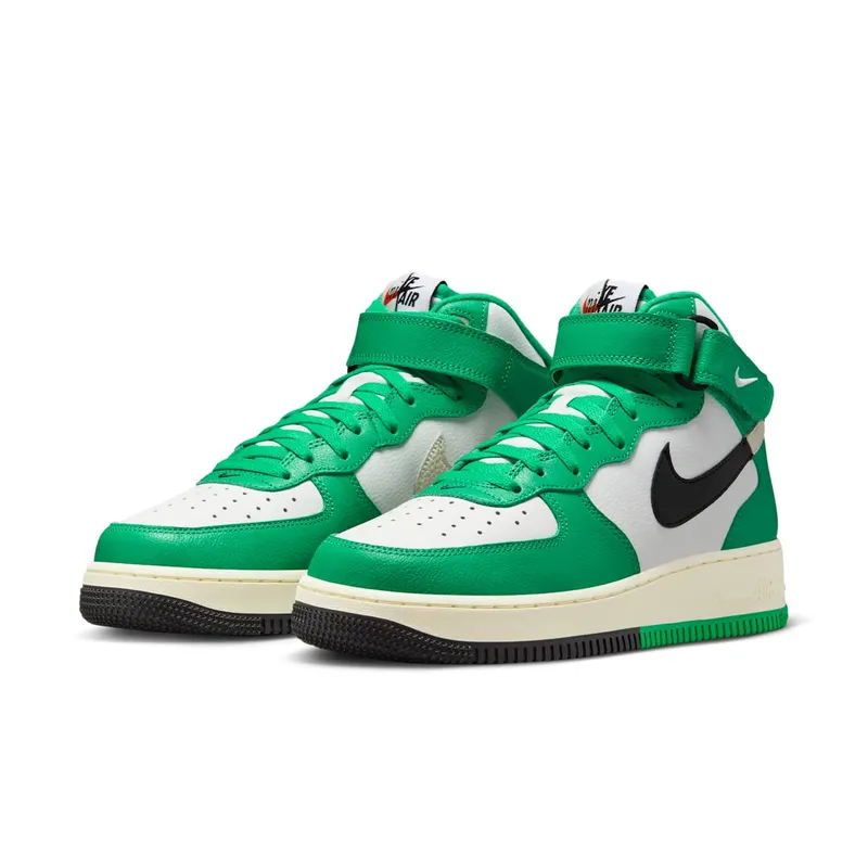 Nike Air Force 1 Mid LV8 Split White Stadium Green (DZ2554-100)