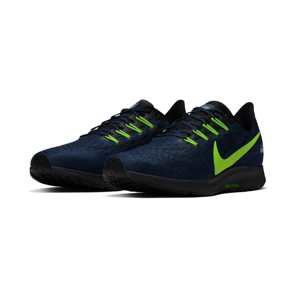 Nike Air Zoom Pegasus 36 Seattle Seahawks College Navy/Black-Action Green (CI1947-400)