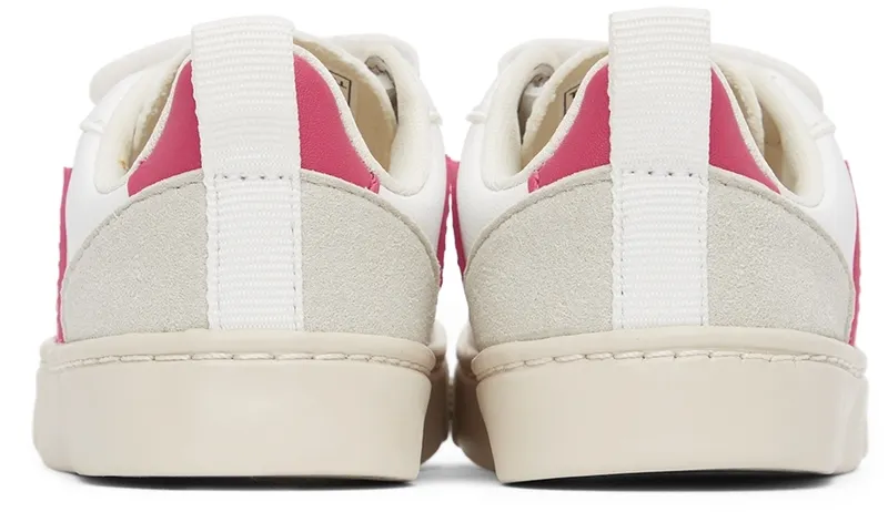 Veja Baby White & Pink Vegan V-10 Velcro (CV0702857)