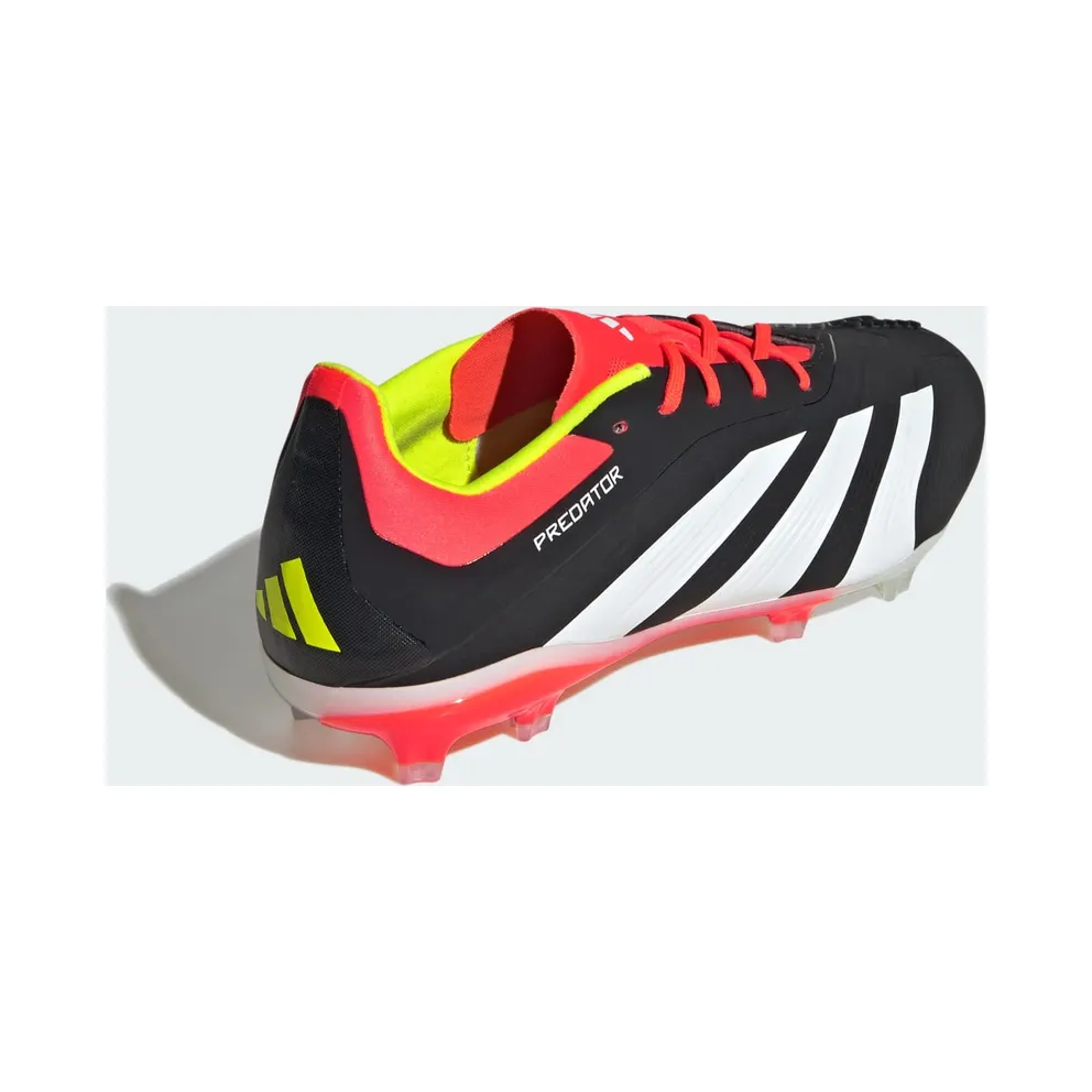 adidas Predator 24 Elite FG Core Black Cloud White Solar Red (IG7746)