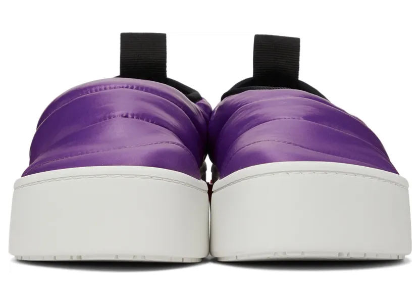 Marni Puffed Nylon Slip-On Low “Purple” (SNZW011103 P4345) (2)