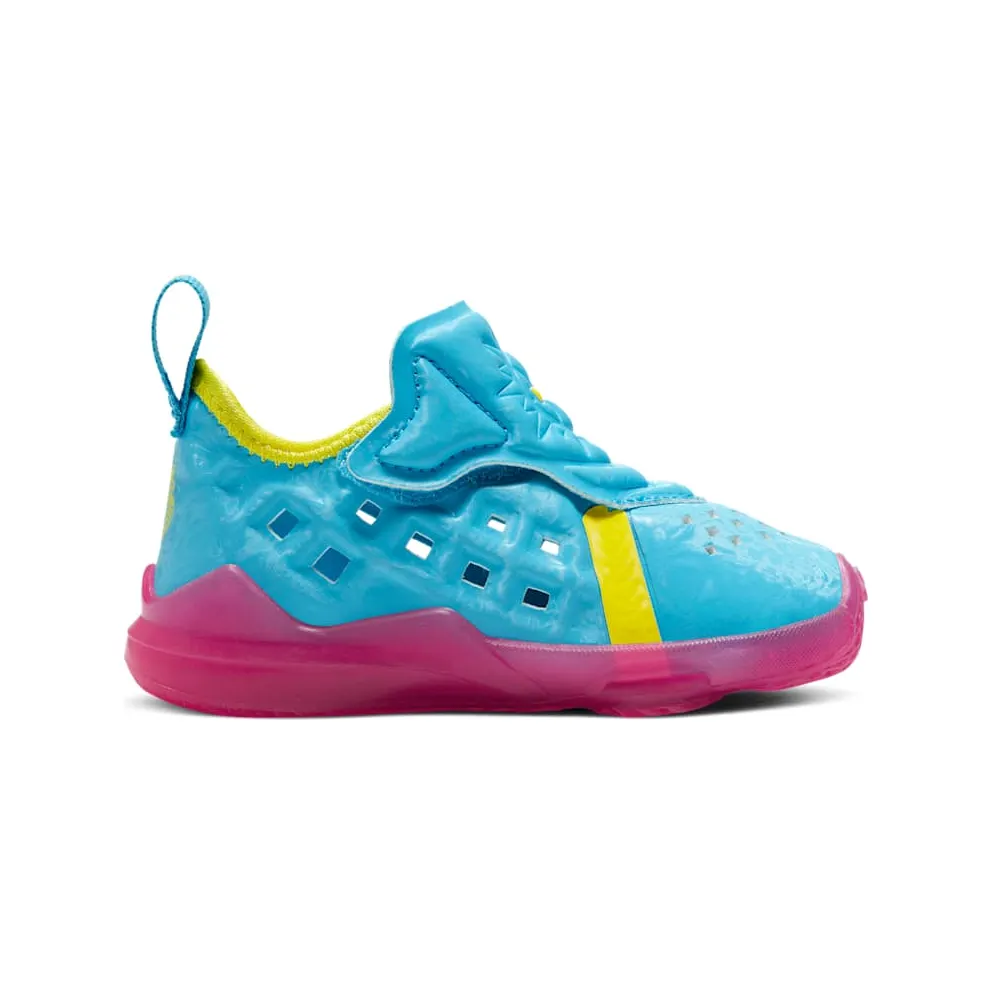 Nike LeBron 17 Dunked South Beach (TD) Blue Fury/Fire Pink-Opti Yellow (CJ2526-400)