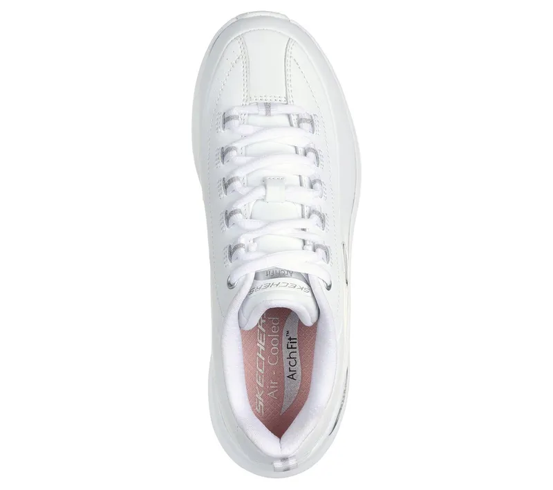 Skechers Arch Fit 2.0 – Star Bound Sneaker White/Silver