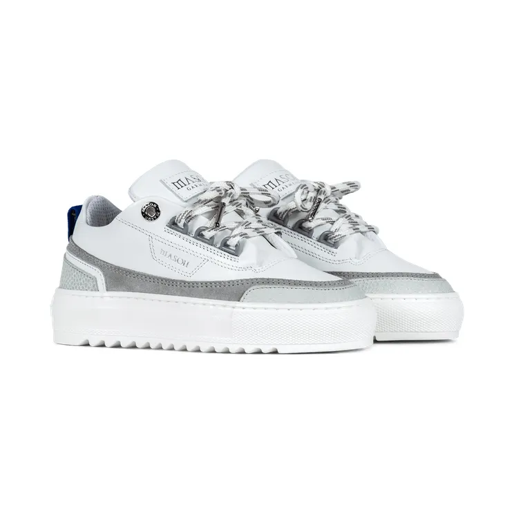 Mason Garments Kids – Firenze Multi Track – White Weiß (B-FW22-21B)