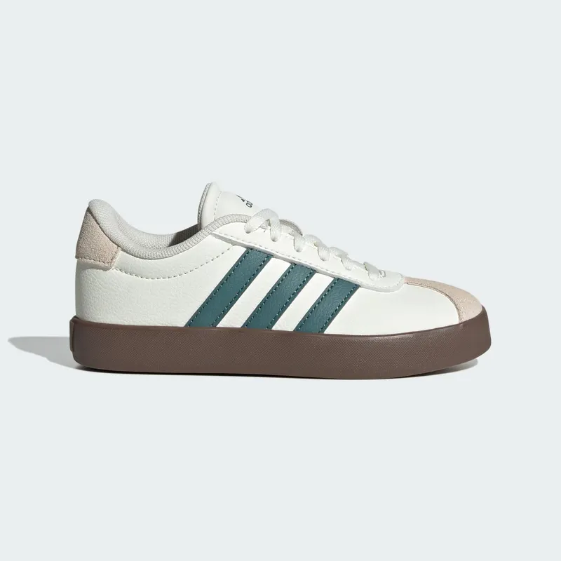 Adidas VL Court 3.0 Kids Off White / Preloved Teal / Wonder White (JR2219)
