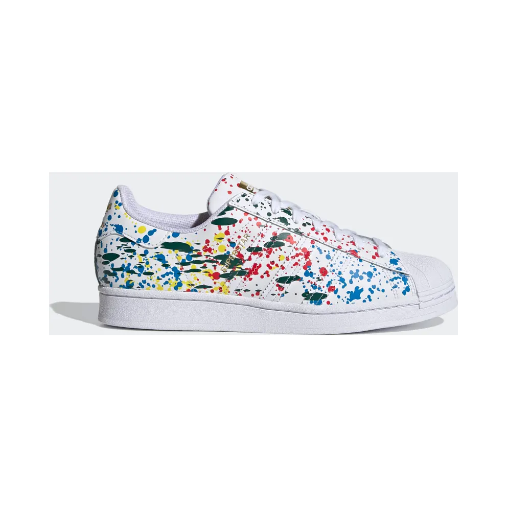 adidas Superstar Schuh Cloud White / Cloud White / Gold Metallic (FX5537)