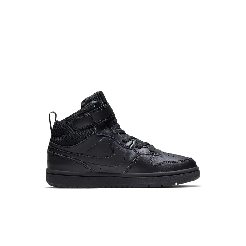 Nike Court Borough Mid 2 Younger Kids’ Black (CD7783-001)