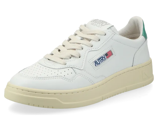 Autry Medalist Low W (leat / leat / white / malachite) – AULWLL56 (2)