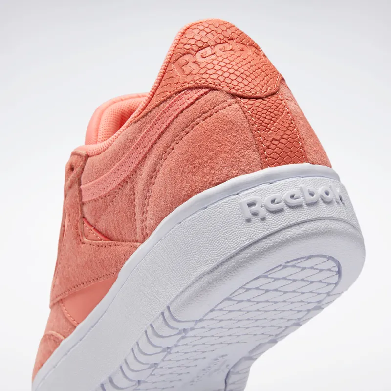 Reebok CLUB C DOUBLE Twisted Coral / Twisted Coral / White