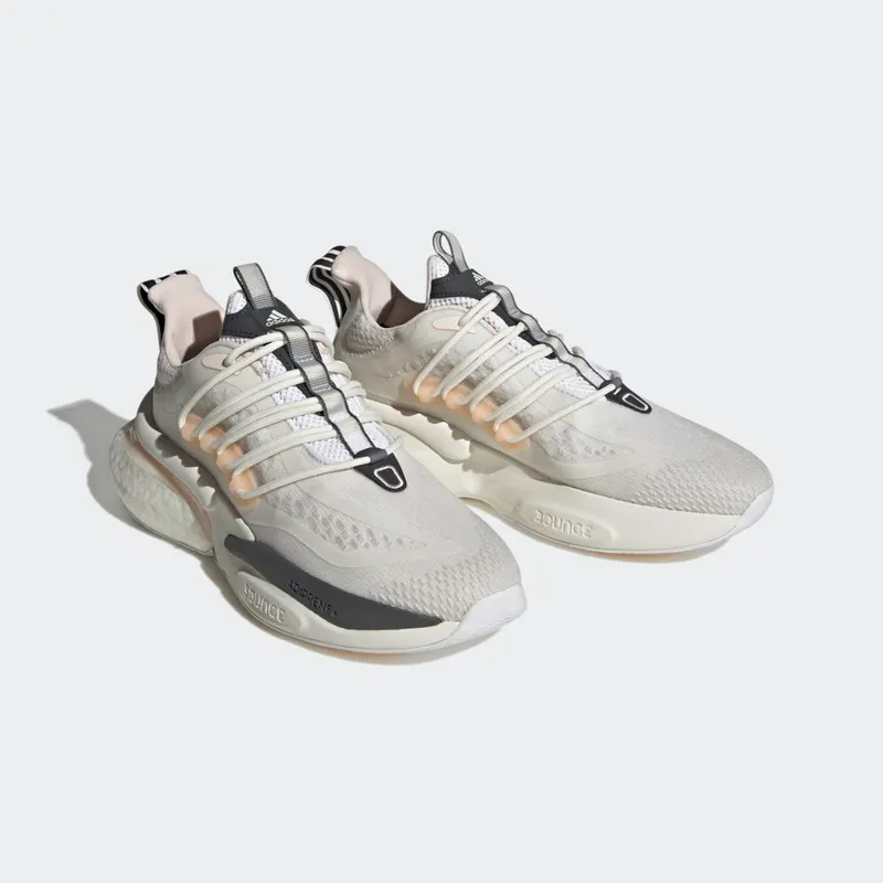 Adidas Alphaboost V1 Sustainable BOOST Lifestyle Running Cloud White / Wonder Quartz / Grey Five (HP6132)