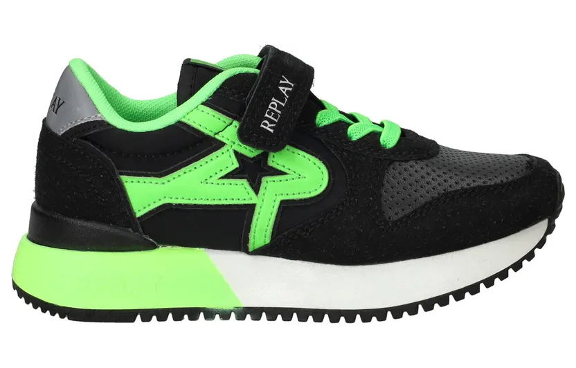 replay sneaker Zwart (JJS850007S)