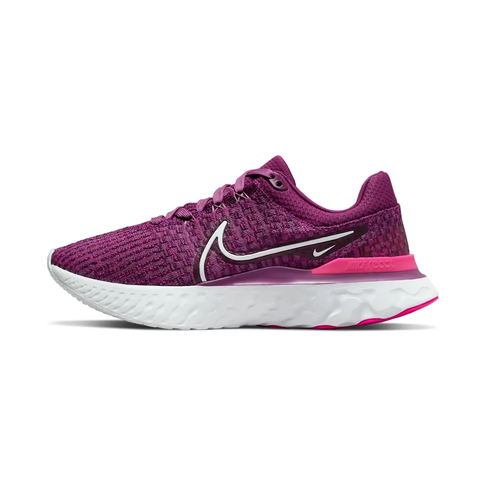 Nike React Infinity Run Flyknit 3 Straßenlaufschuh für Lila (DD3024-500)