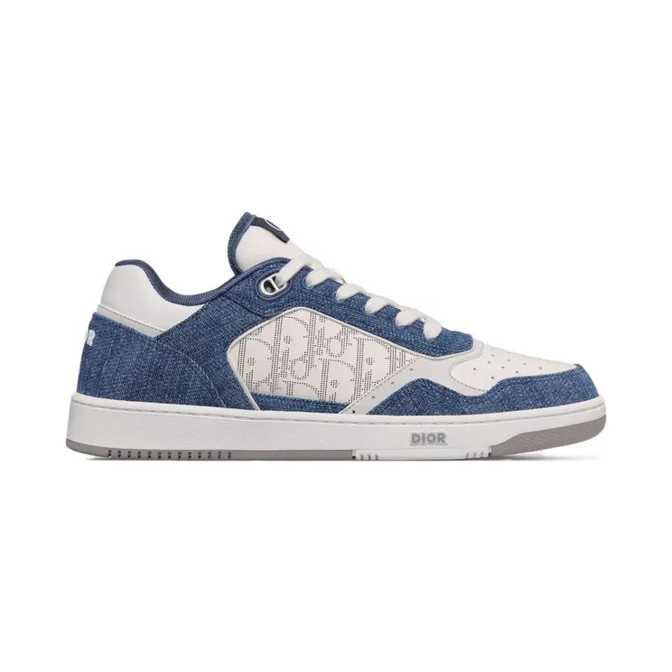 Dior B27 Low White Blue Denim (3SN272ZAC_H580)