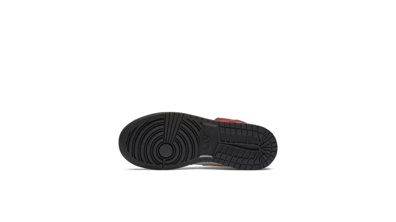 Jordan 1 Mid Bred Multi-Color (GS) White/University Red-Black-Turbo Green (554725-125)