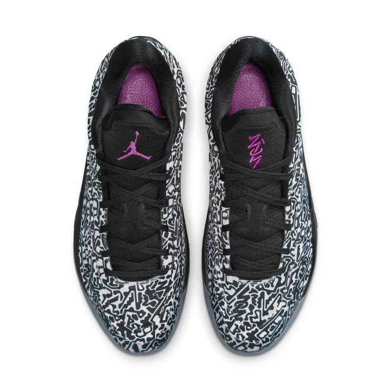 Air Jordan 4 Black/White/Vivid Purple (FB1802-001)