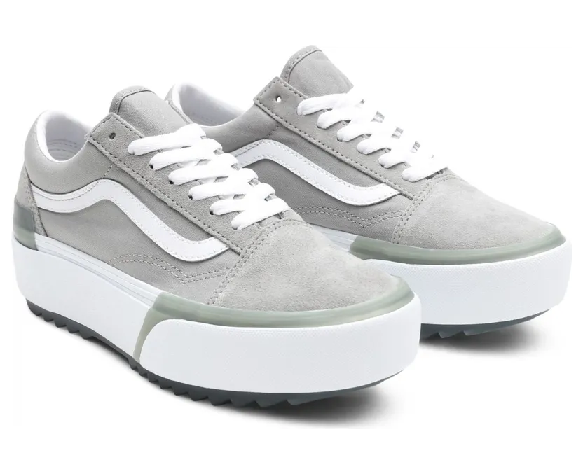 VANS Pastel Old Skool Stacked Schoenen (Grijs)
