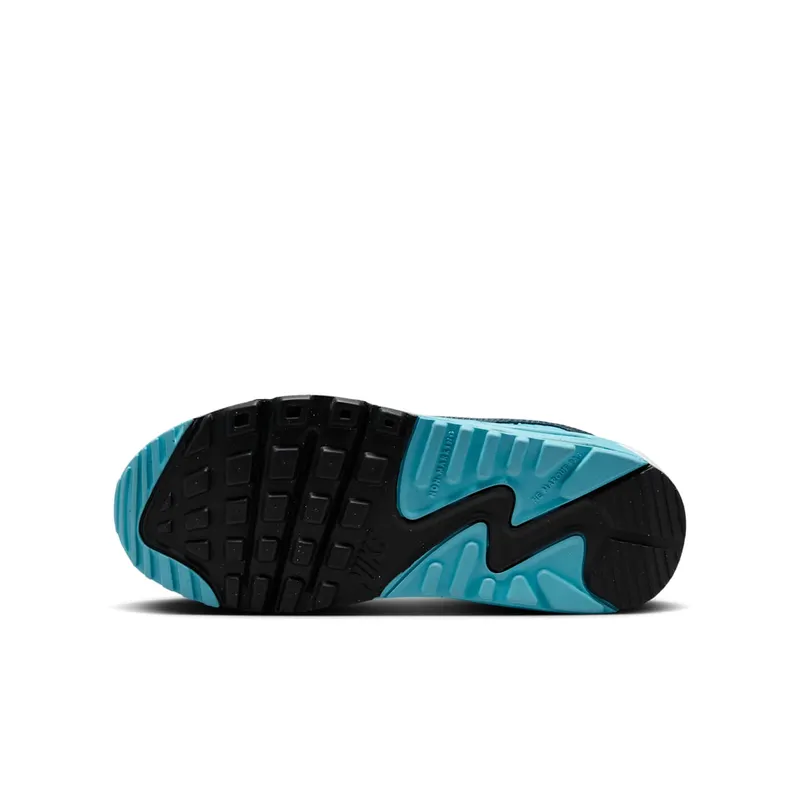 Nike Air Max 90 White/Baltic Blue/Armory Navy/Wolf Grey (HF6358-100)