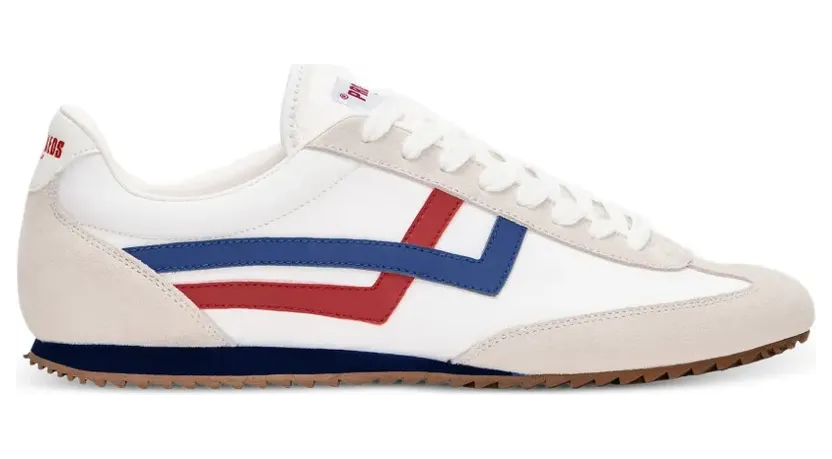 Pro-Keds Racer 77 Sneakers mit Ledereinsätzen – Weiß (R7226SLWNSWH00002)