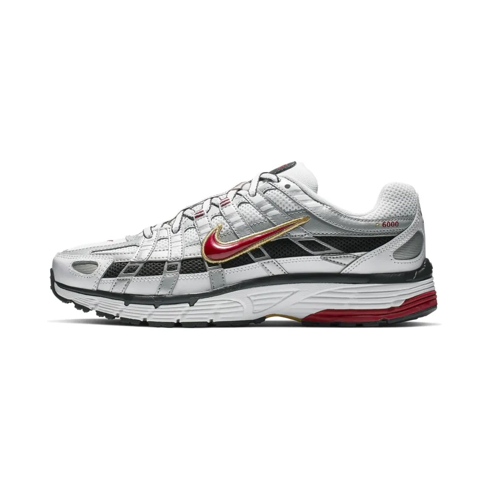 Nike P-6000 White Gold Red (W) White/Metallic Gold-Varsity Red-Metallic Silver-Black (BV1021-101)