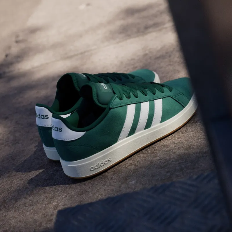 Adidas Grand Court Base 00s Collegiate Green / Cloud White / Gum (IH6187)