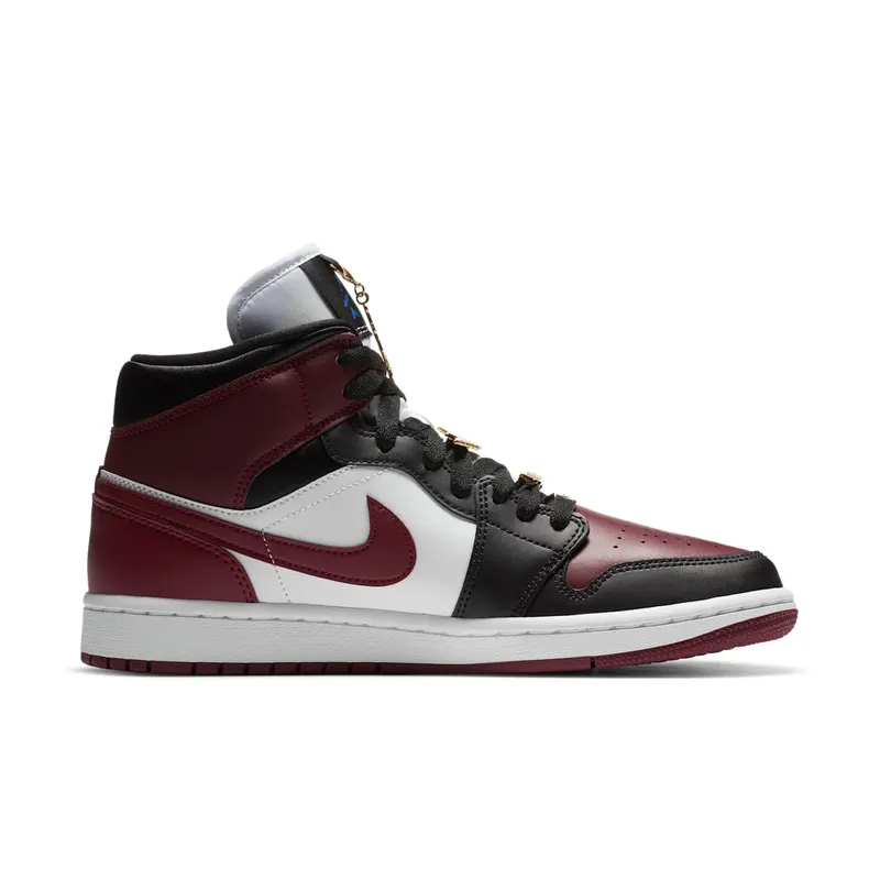 Jordan 1 Mid SE Black Dark Beetroot (W) Black/Dark Beetroot-White (CZ4385-016)