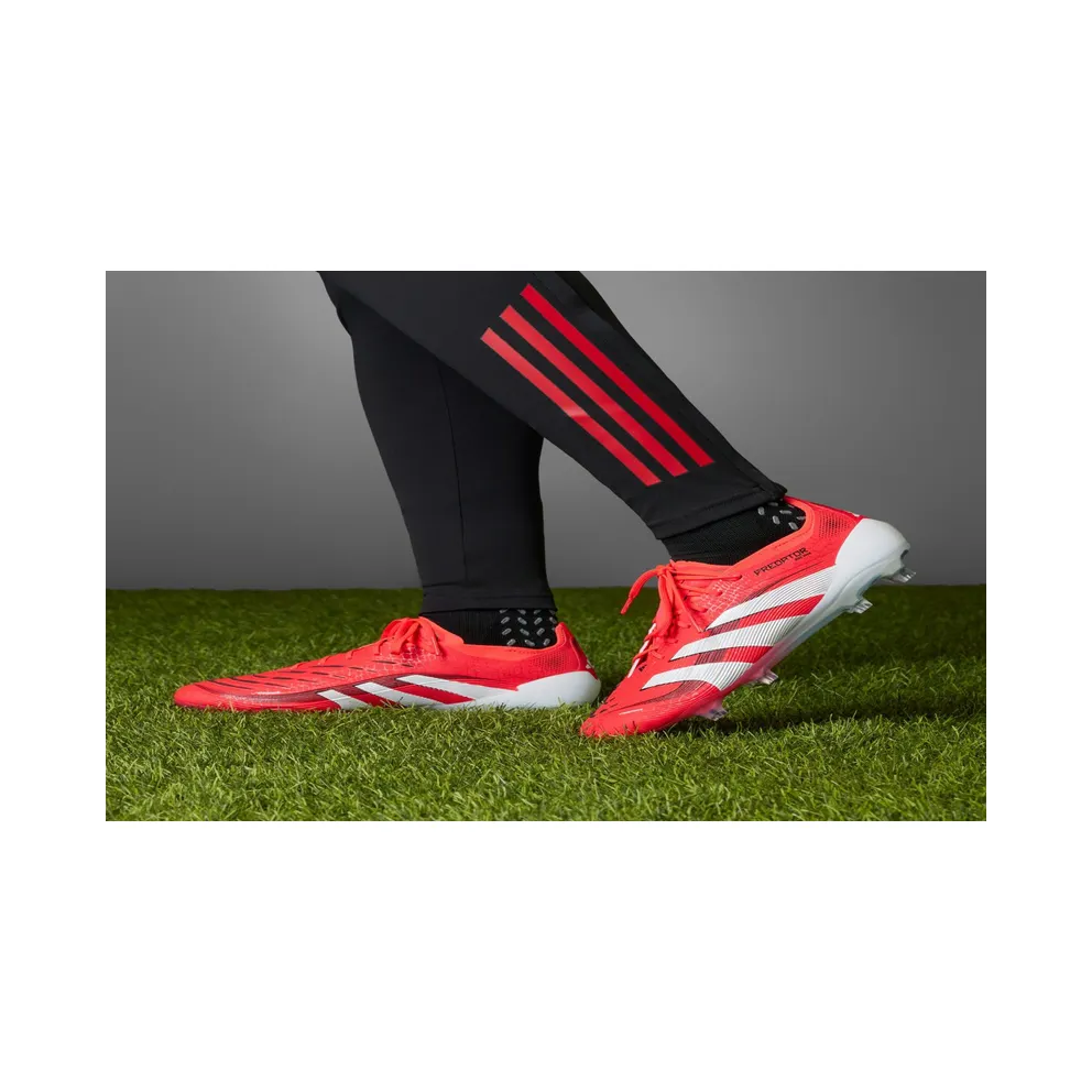 adidas Predator Elite Firm Ground Boots “Lucid Red / Cloud White / Core Black” (ID3882)
