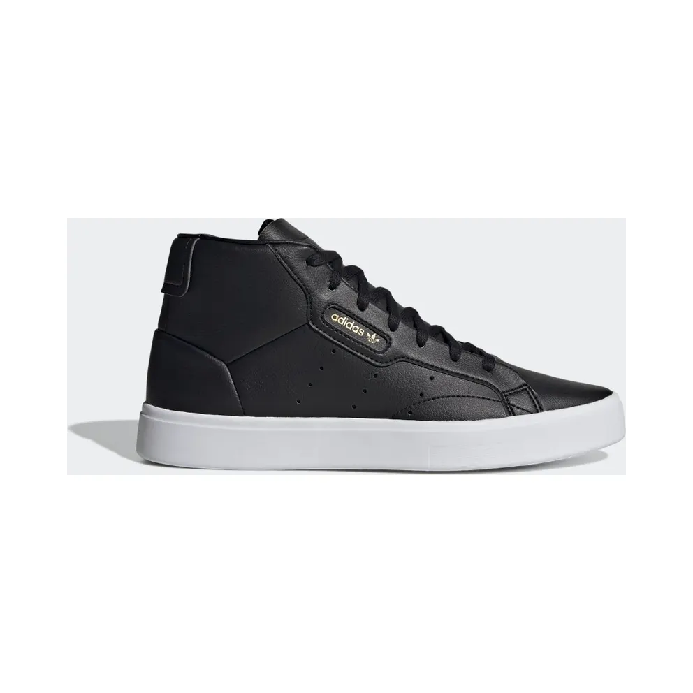 adidas Sleek Mid Schuh Core Black / Crystal White / Gold Metallic (GZ8070)