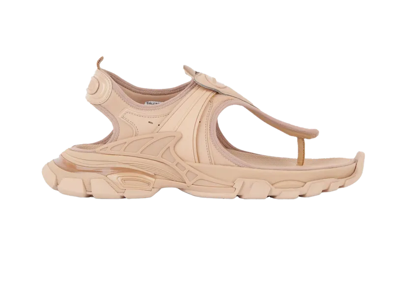 Balenciaga Track Thong Sandal Beige (W) (618089W2PA19700)