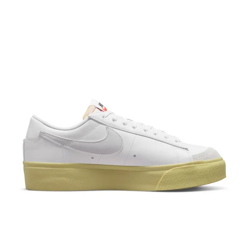 Nike Blazer Low Platform White Lemon Wash (DJ0292-109)