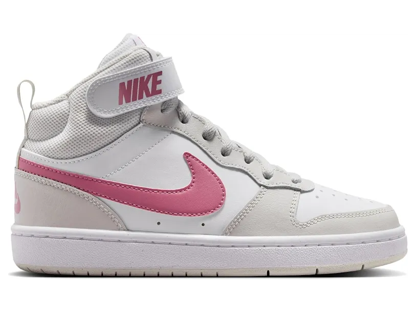 Nike Court Borough Mid 2 White Vast Grey Peony (CD7782-133)