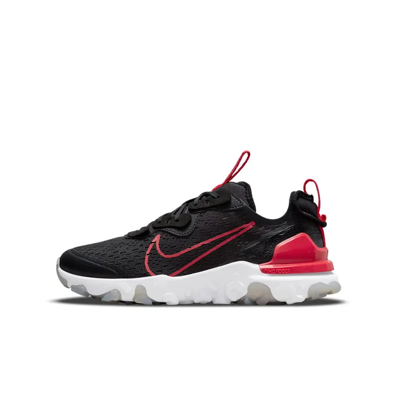 Nike React Vision “Black / Dark Smoke Grey / Light Smoke Grey / University Red” (CD6888-010)