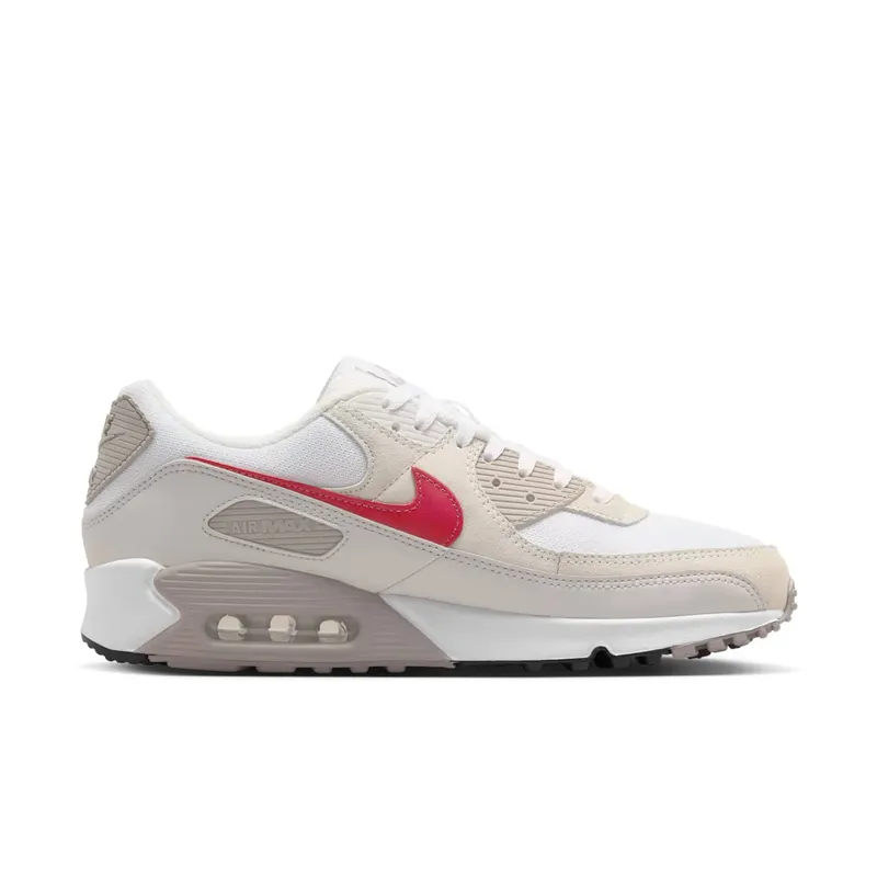 Nike Air Max 90 “White College Grey Vast Grey University Red” (DM0029-113)