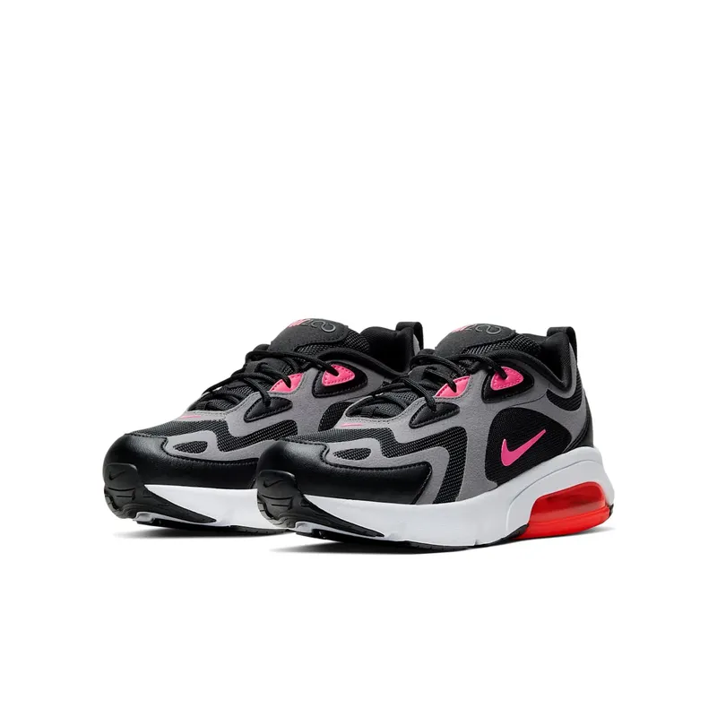 Nike Air Max 200 Black Hot Punch (GS) Black/Gunsmoke/White (CT6388-001)