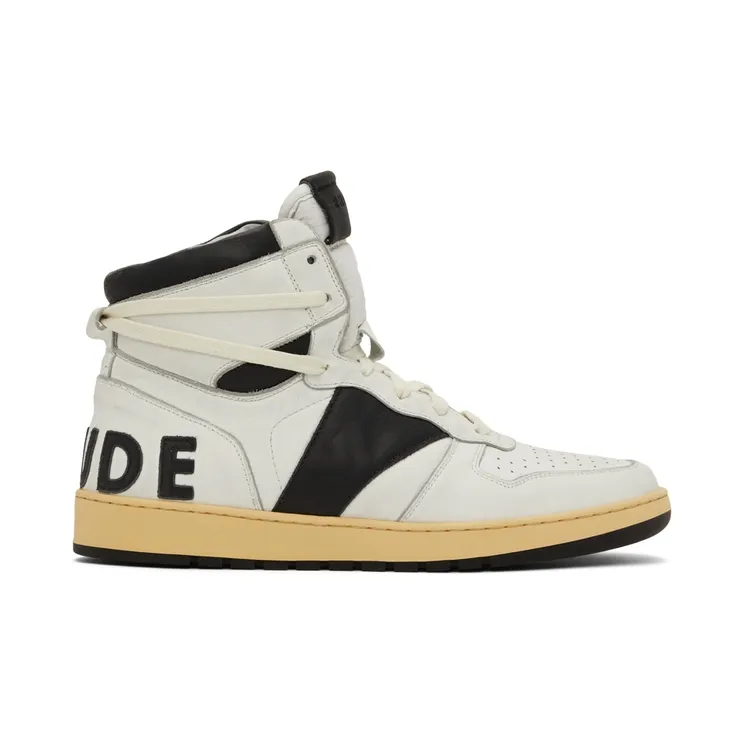 Rhude SSENSE Exclusive Black & White Rhecess Hi Sneakers (RHSS22FO22178128)