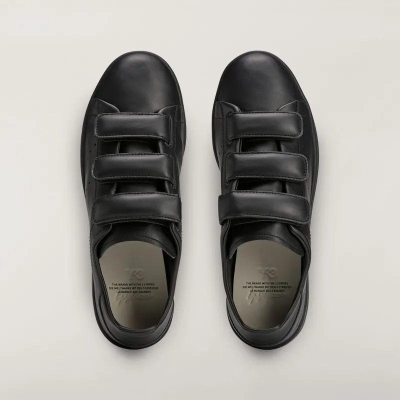 Adidas Y-3 STAN SMITH HOOK-AND-LOOP Black / Black / Black (HQ7318)