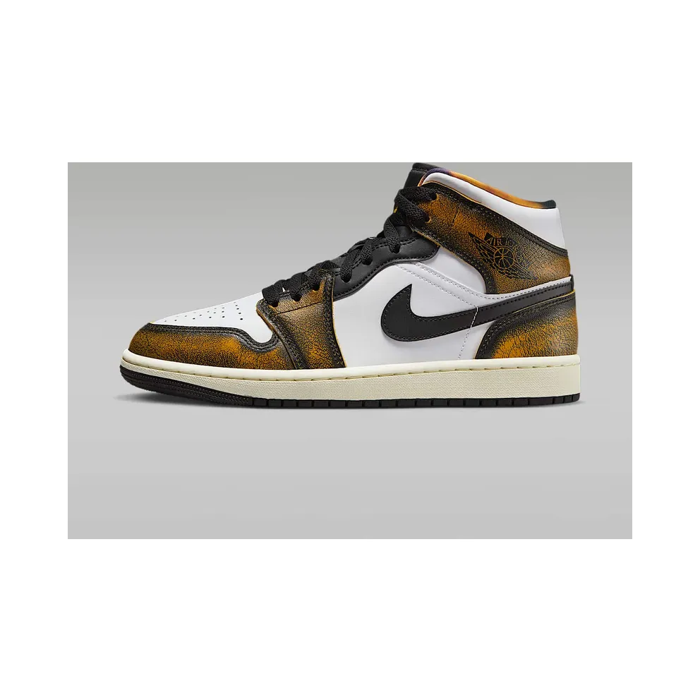 Jordan Air Jordan 1 Mid SE “Black/Taxi-White-Sail” (DQ8417-071)