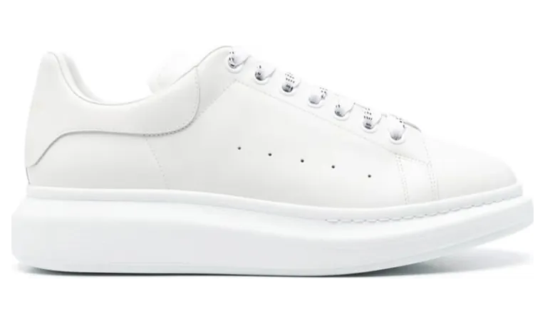 Alexander Mcqueen Oversize Leather “White” (553770 WIAIG 9007)