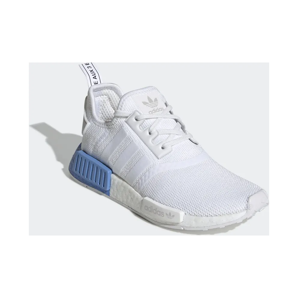 adidas NMD R1 Cloud White Real Blue (GS) Cloud White/Cloud White/Real Blue (EE6677)