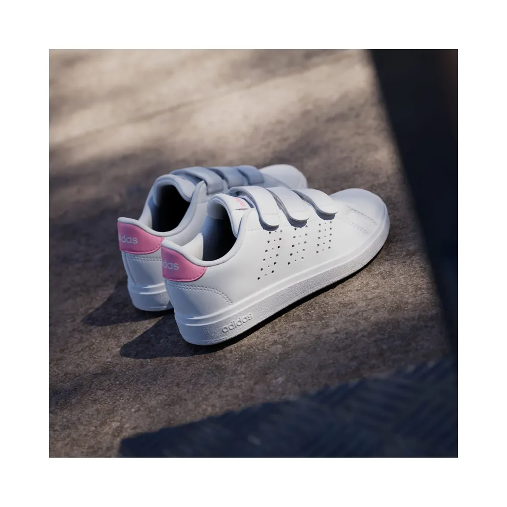 Adidas Advantage Base 2.0 Kids Cloud White / Bliss Pink / Core Black (ID1305)