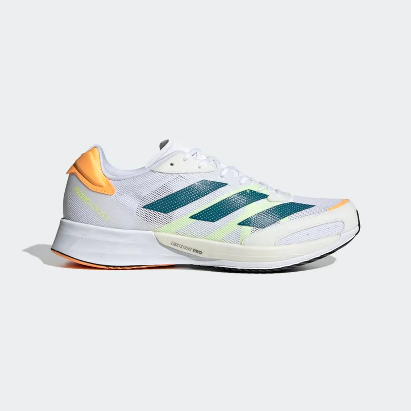 adidas Adizero Adios 6 Cloud White / Real Teal / Flash Orange (GY0894)