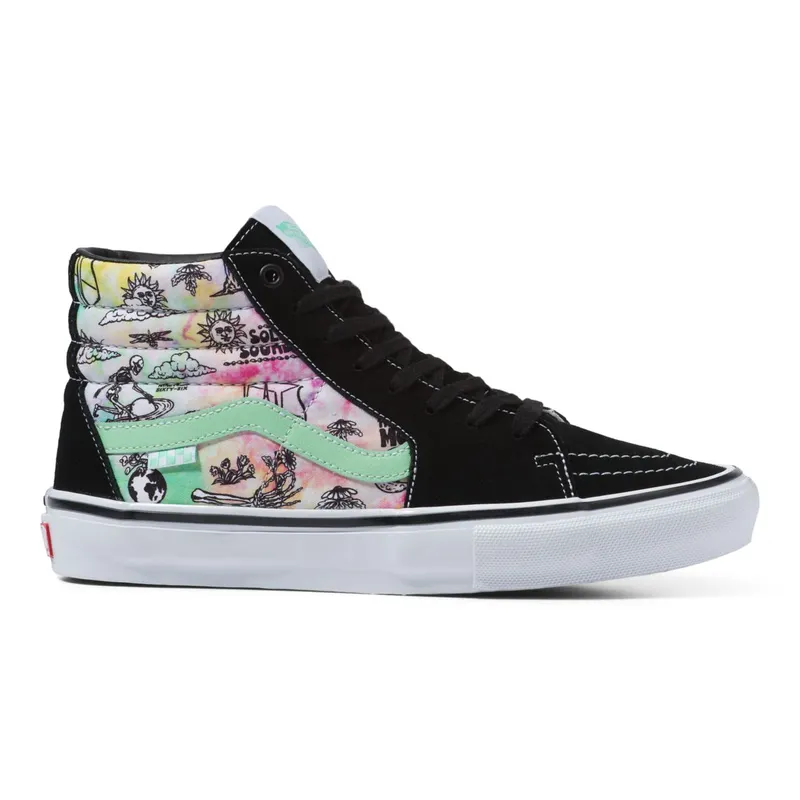 VANS Shroom Doom Skate Sk8-hi Shoes Black (VN0A5FCCAPI)
