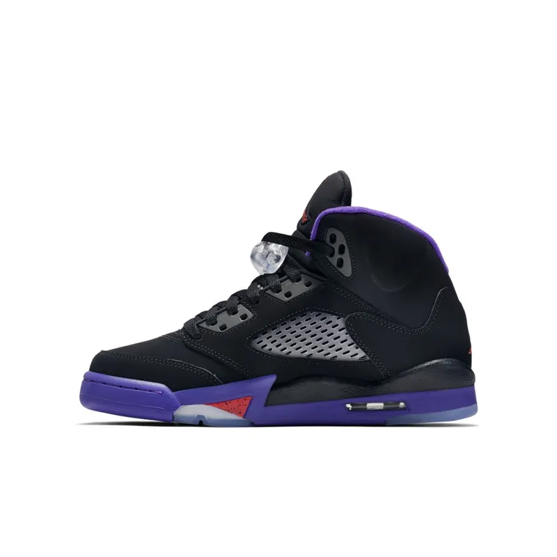 Jordan 5 Retro Fierce Purple (GS) Black/Ember Glow-Fierce Purple (440892-017)