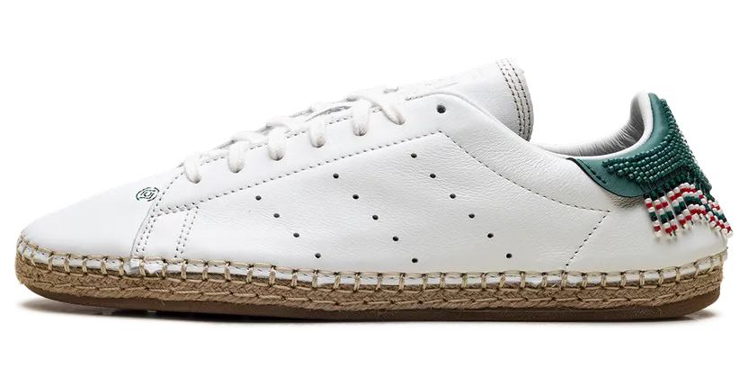 Adidas Stan Smith Espadrille “CLOT By Edison Chen White Green Beads” (JR9373)